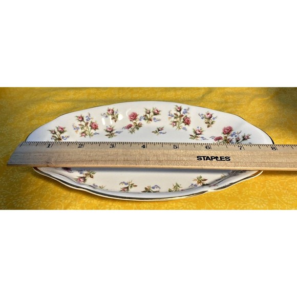 Vintage Royal Albert Winsome Large Open Sugar Bowl/Tray Rose Buds Pink Red 1966 - Picture 7 of 7